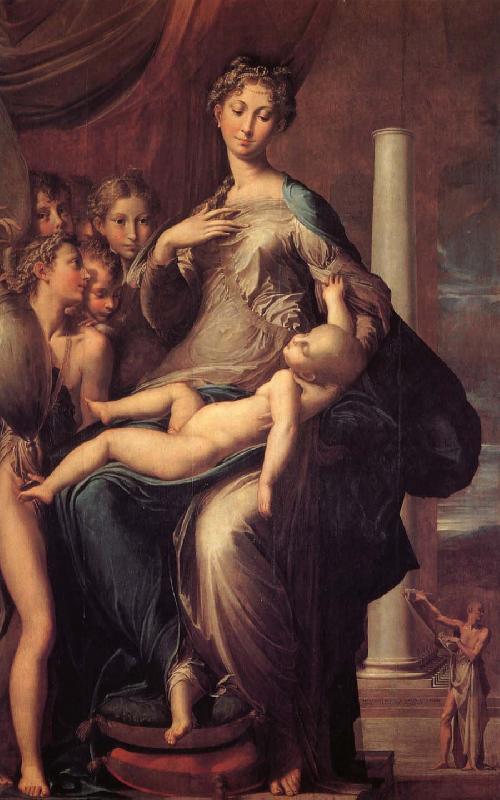 Girolamo Parmigianino Madonna and its long neck Sweden oil painting art